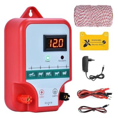 un gros plan sur un appareil électronique rouge avec des fils à n'en plus finir