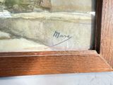 a picture of a painting on the wall of a house