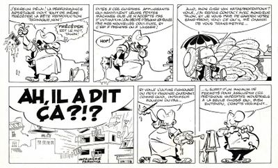une image d'une bande dessinée avec un dessin d'homme et de femme