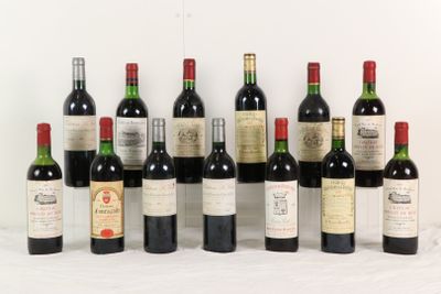 plusieurs bouteilles de vin sont alignées sur une surface blanche