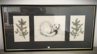 a picture of a picture of a panda bear in a picture frame