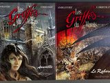two covers of the novels of les griffs du mechaniels and l ' autree