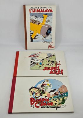 Deux livres pour enfants sont posés sur une surface blanche