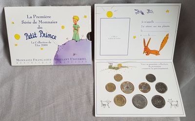Le Petit Prince et le coffret « Le Petit Prince » comprenant un livre et une pièce de monnaie