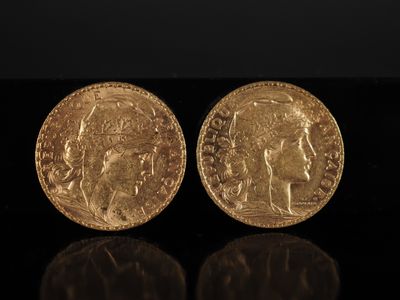 une paire de souverains d'or