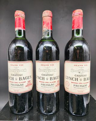 3 Bts CHATEAU LYNCH BAGES(B a mieux,et,efs,ca) 5 GCC Pauilla…