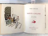 un livre ouvert sur lequel figure l'image d'un homme à skis