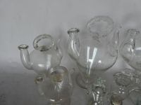 Ensemble 6 chevrettes ou verseuses en verre et verre soufflé… (photo 3)