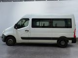 a white van that is parked inside of a building