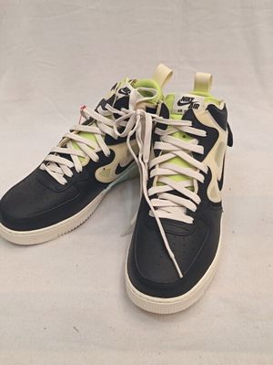 Nike Air Force 1 Mid noir / blanc - volt - jaune