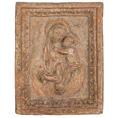 Relief EN Terre Cuite, Xve-Xve SIÈCle