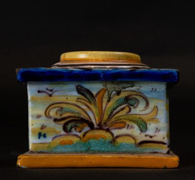 Encrier Talavera de la série Niveiro, 19e - 20e siècles