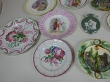 a lot of plates that are on the table
