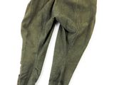 an image of a pair of army green pants on a white background