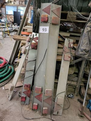 a pile of assorted construction materials in a warehouse