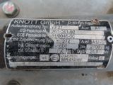 a close up of a label on the side of a motor