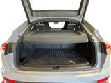 the back of a car with the trunk open and the back of the car with the trunk open