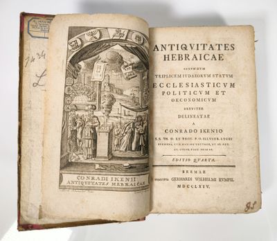 IKEN (Conrad). Antiquitates Hebraicae, secundum triplicem Ju…