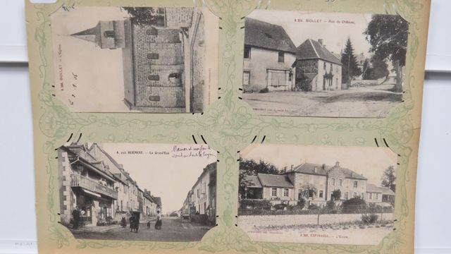 Puy-de-Dôme Lot de 4cpa. 2 de Biollet (nombreux défauts), 1 d’Her...