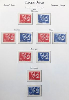 TIMBRE-POSTE - IDEE EUROPENNE, NORDEN - ** - Bel ensemble de…