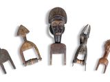 several different types of tools are displayed on a white surface