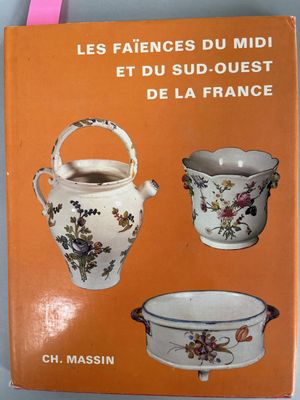 a book with a picture of a vase and a bowl on it