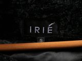 a close up of the label on a black jacket