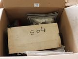 a cardboard box with a sign that says hoo
