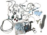 de nombreux types de colliers et de bracelets présentés ensemble