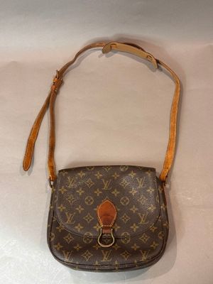 LOUIS VUITTON Sac « Saint Cloud » en toile Monogramme et cui…