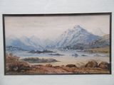 une image d'un tableau représentant une scène de montagne
