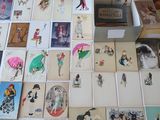 a lot of cards on the table with pictures on them