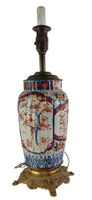Imari lampe en porcelaine