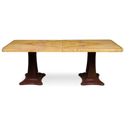 Table EN Marbres Divers, 20e SIÈCle