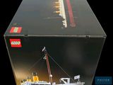 a box with a model of a boat in it