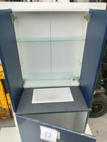 Ensemble meuble de salle de bains 60 × 40 cm, finition bleu,… (photo 2)