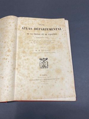 M E GUILLOT Grand Atlas Départemental de la France et de l'A…