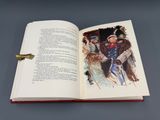 un livre ouvert avec la photo d'un homme et d'une femme