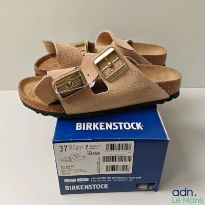 brand new birkenstock women ' s sandal with two buckles
