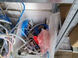 a box full of wires and wires on the floor
