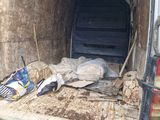 a van that has a lot of stuff in it