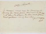 une lettre manuscrite rédigée par un homme sur une feuille de papier