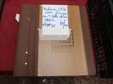 a book with a note on it sitting on top of a table