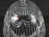 a clear glass dome with a red rose on it