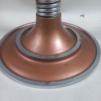 Tabouret Culbuto en métal chromé et cuivré, assise ronde en … (photo 4)
