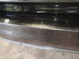 a close up of a car ' s front bumper