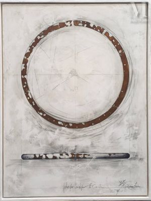 TOSHIKATSU ENDO (né en 1943) Plan for a sculpture of circle,…