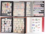 a lot of stamps on the pages of a book