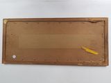 an image of a piece of cardboard with a piece of paper on top of it