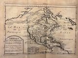 an old map of the united states of north america